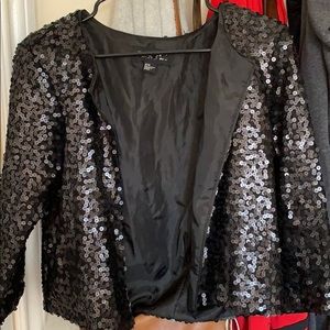 Black sequence jacket!!!